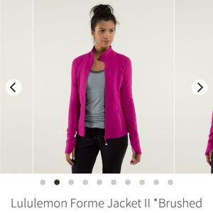 Lululemon Forme Jacket II *Brushed